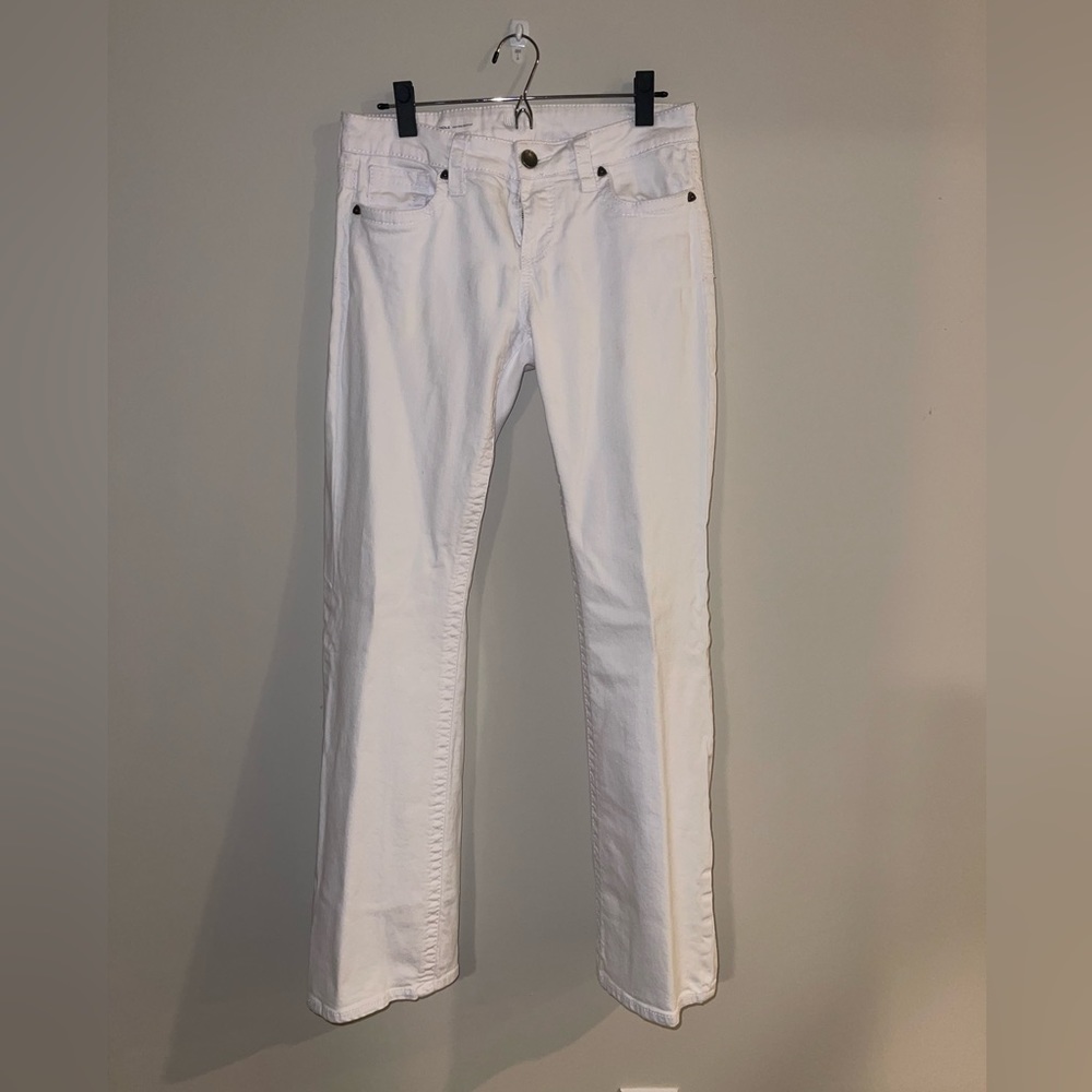 KUT white denim bootcut ‘Natalie’ jeans